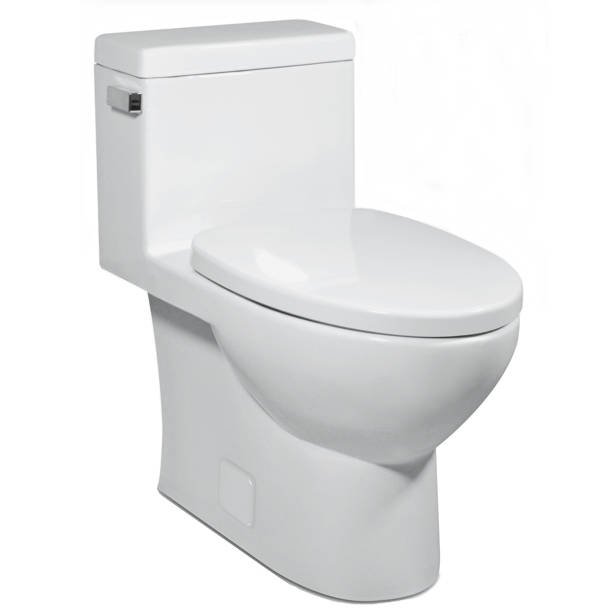 Icera Vista 1.28 GPF Elongated Floor Mounted OnePiece Toilet (Seat